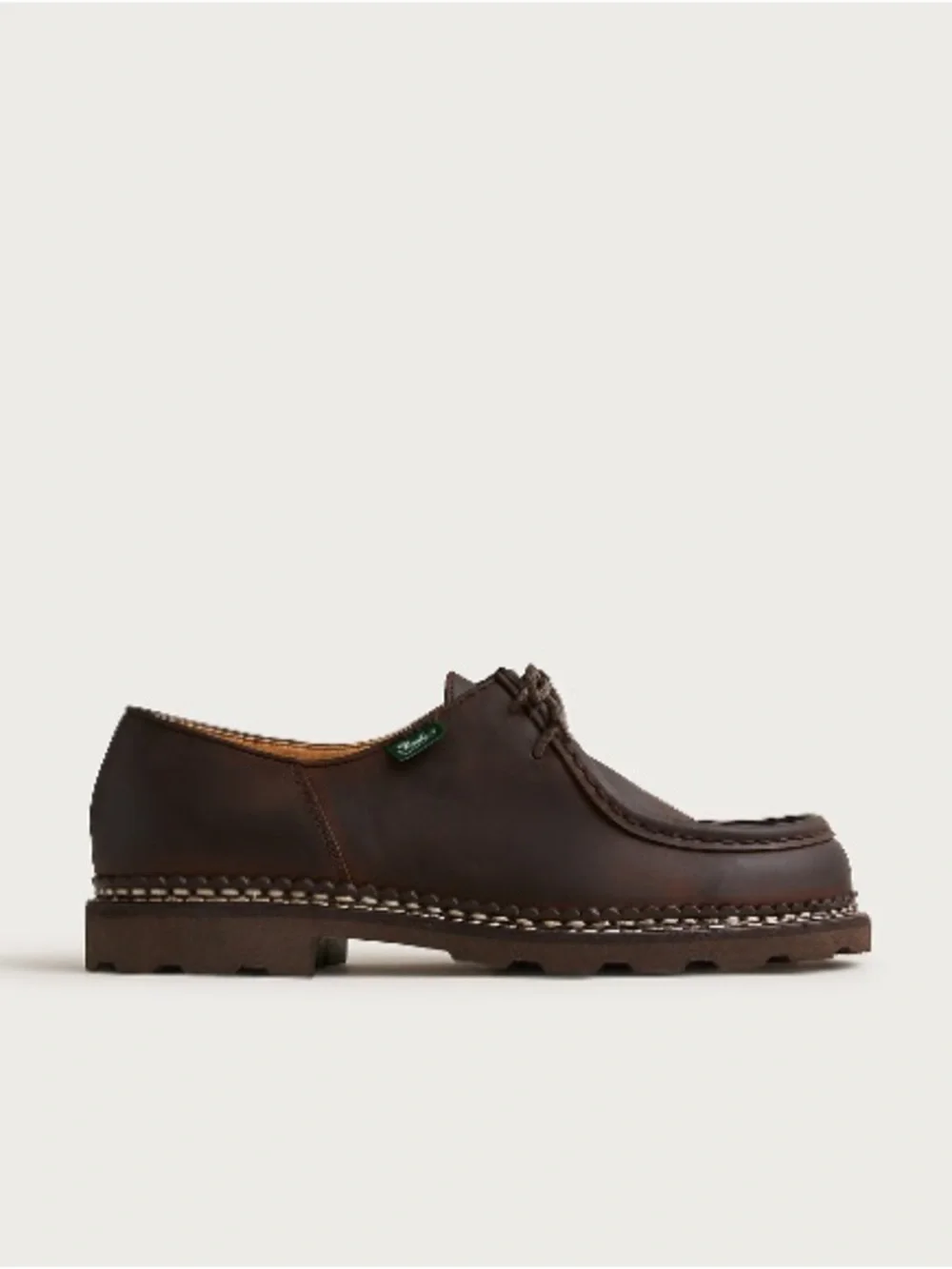 NWOB Paraboot Michael ll Derby Shoes Nubuck Gringo Brown EU 44.5 US 10.5